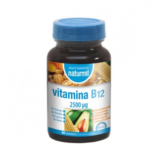 Naturmil Vitamina B12 2500ug 60+20 Comprimidos