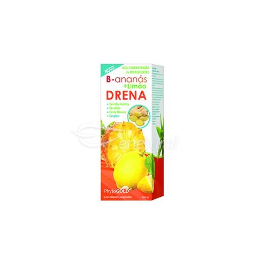 B - ANANAS+LIMÃO DRENA 500 ML