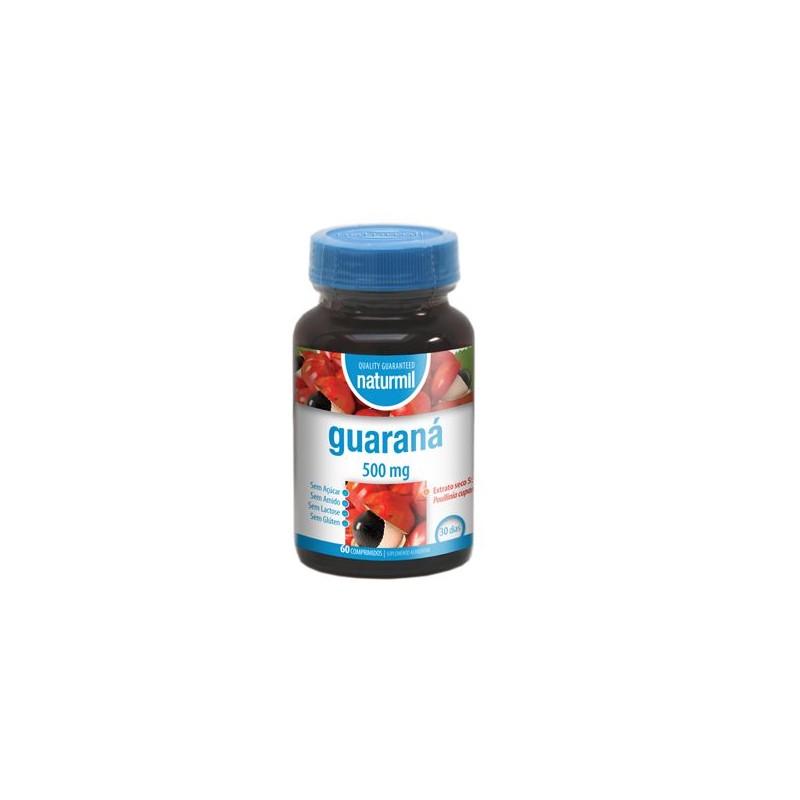 Naturmil Guaraná 500mg 120 Comprimidos