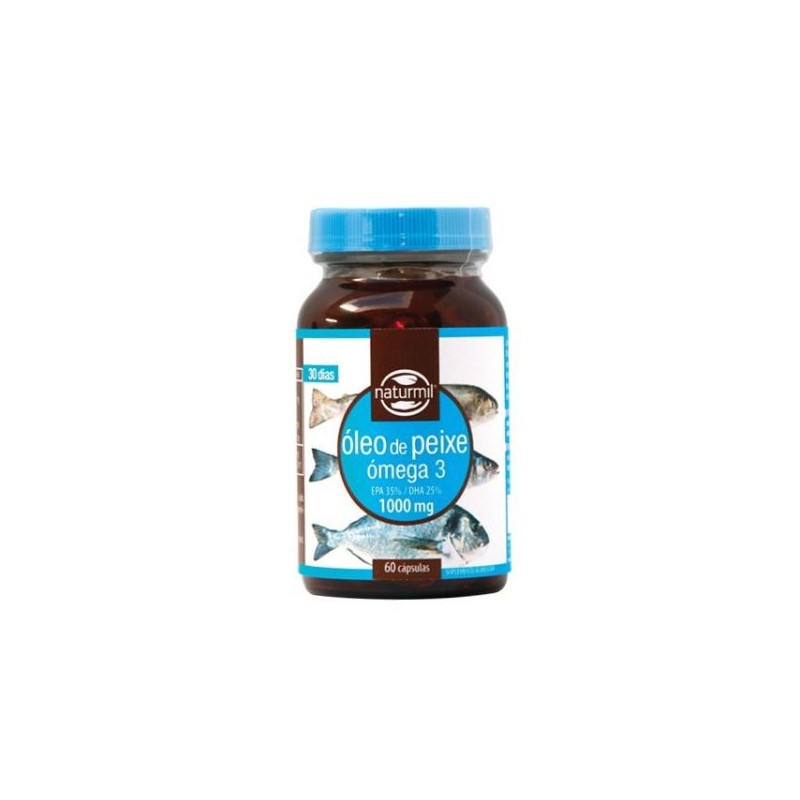 Naturmil Óleo de Peixe Ómega-3 1000mg 60 Cápsulas