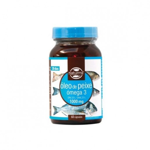 Naturmil Óleo de Peixe Ómega-3 1000mg 60 Cápsulas