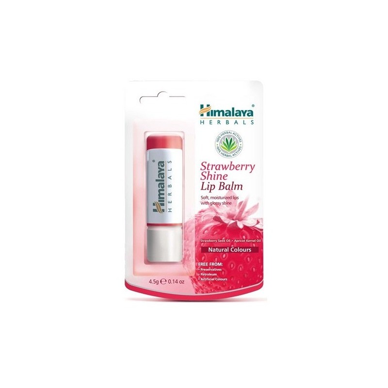 HIMALAYA BATOM- BÁLSAMO LABIAL BRILHANTE DE MORANGO 4,5 GRS