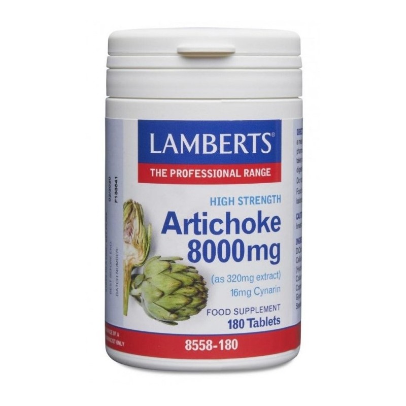 Lamberts Artichoke 8000mg 180 Comprimidos