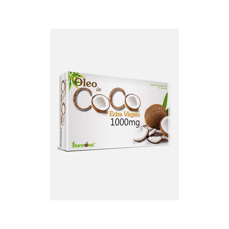 Fharmonat - OLEO DE COCO EXTRA VIRGEM 1000 mg 30 caps