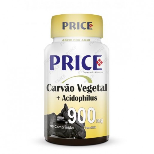 Fharmonat Price Carvão Vegetal + Acidophillus 90 Comprimidos