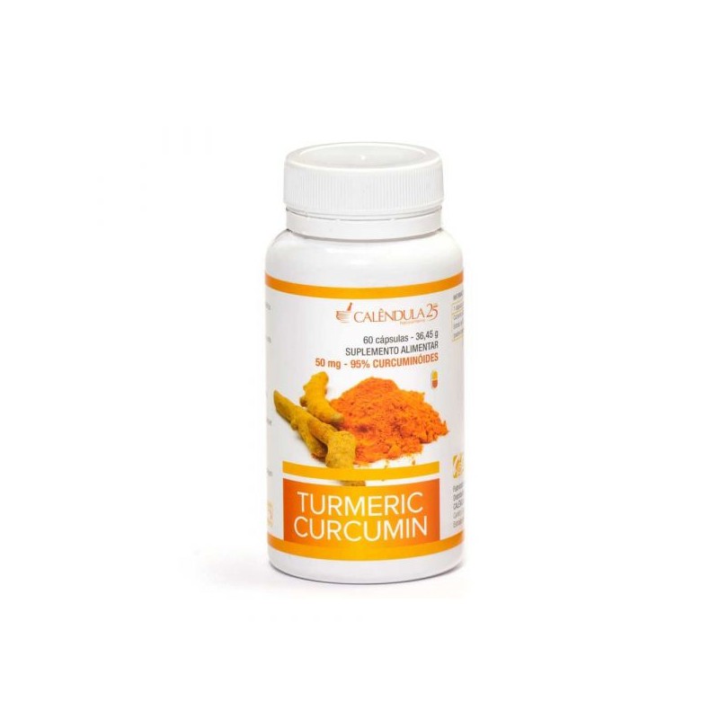 Calêndula - Turmeric Curcumin 60 Cápsulas