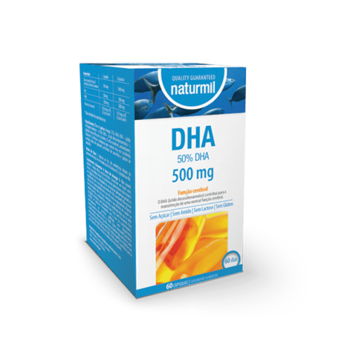 Naturmil DHA 500mg 60 cápsulas