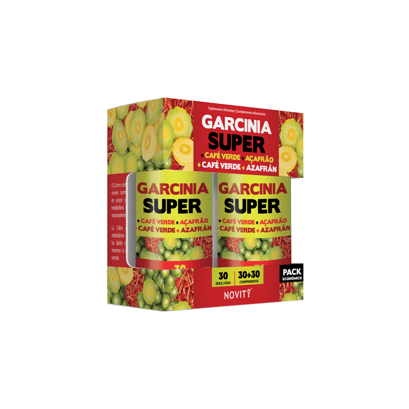 DietMed Garcinia Super + Café Verde + Safflower Pack 30 + 30 cápsulas