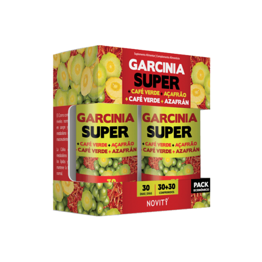 DietMed Garcinia Super + Café Verde + Safflower Pack 30 + 30 cápsulas