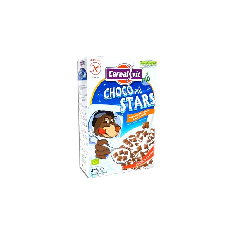 Cereal Vit Cereais Choco Piu Stars Sem Glúten 375g