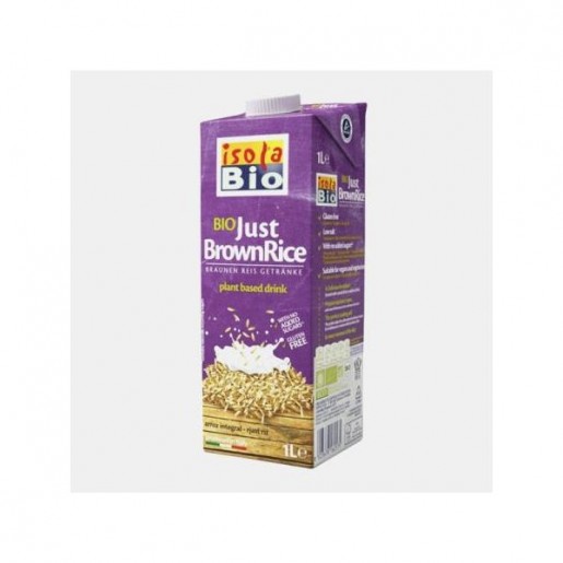 Isola Bebida de Arroz Integral Just Bio 1L