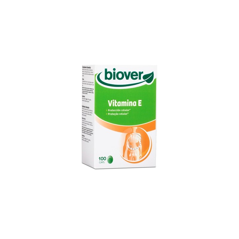 Biover - Vitamina E 45 Natural 100 Cápsulas