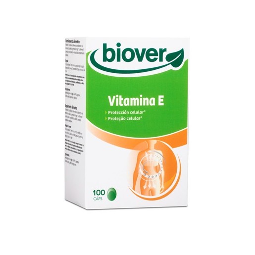 Biover - Vitamina E 45 Natural 100 Cápsulas