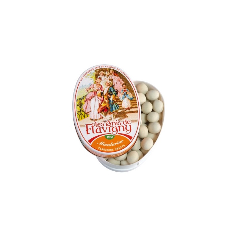 Les Anis de Flavigny - Rebuçados Tangerina BIO 50g