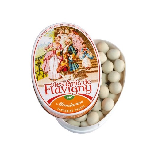 Les Anis de Flavigny - Rebuçados Tangerina BIO 50g