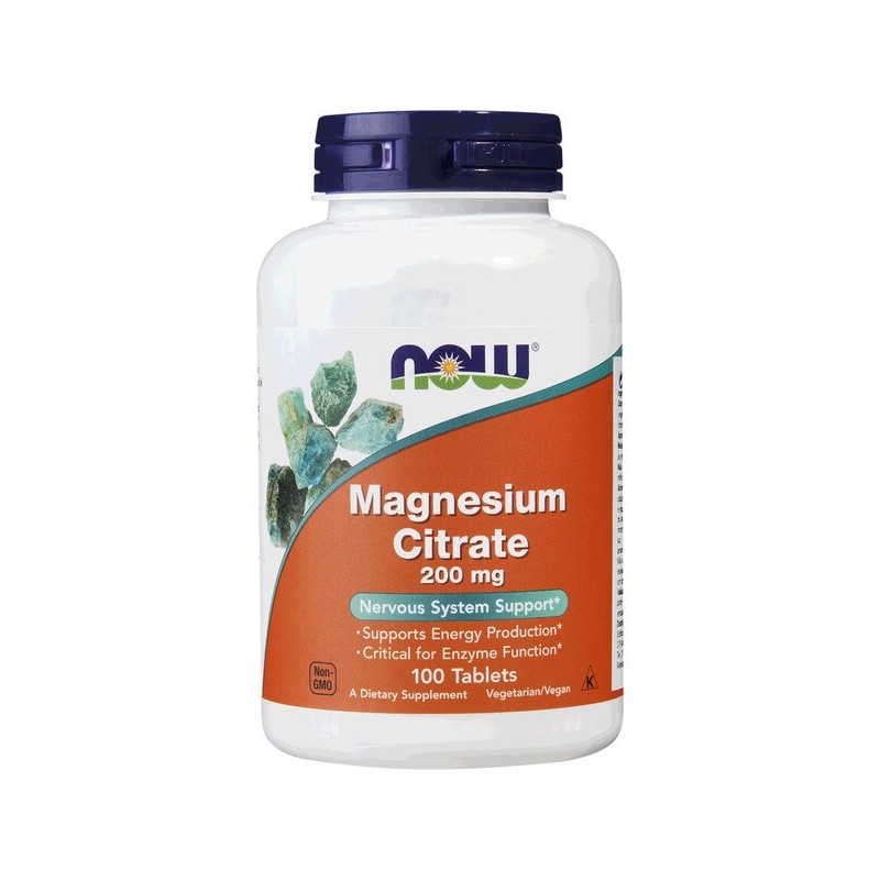 Now Magnesium Citrate 100 comprimidos