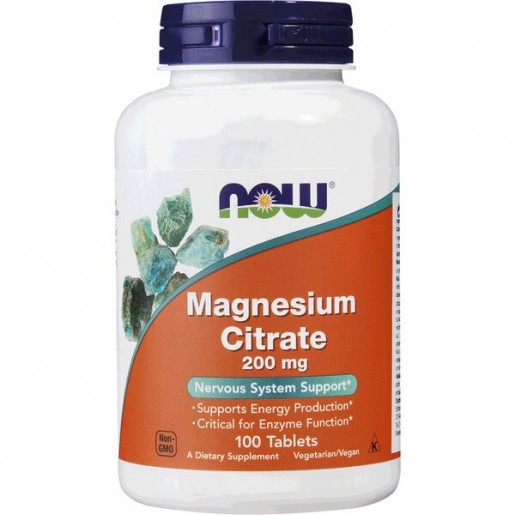 Now Magnesium Citrate 100 comprimidos