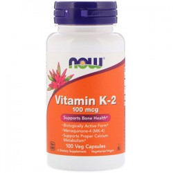 Now Vitamin K-2 100mcg 100...