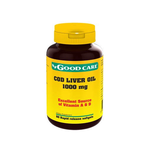 Good Care - Cod Liver Oil 1000mg 60 Cápsulas