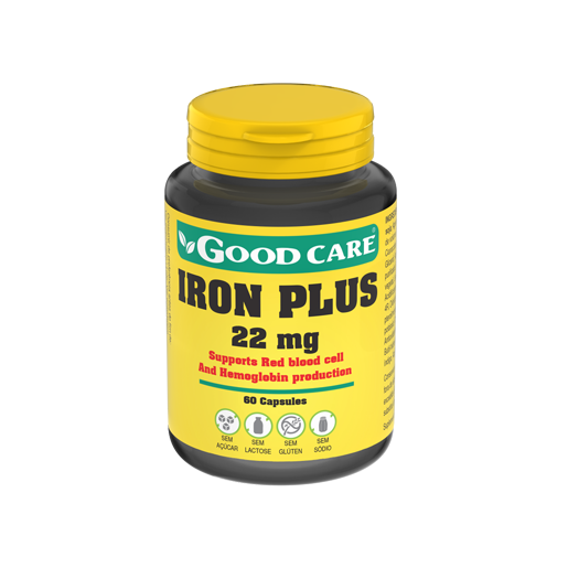 Good Care - Iron Plus 22 mg 60 Cápsulas