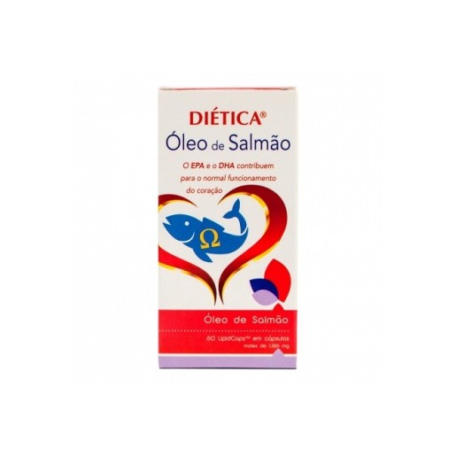 Diética - Óleo de Salmão 1000mg 60 Cápsulas