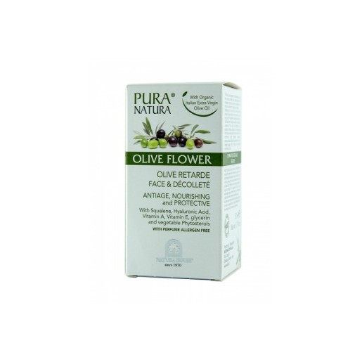 Pura Natura - Olive Flower Creme Anti-Rugas 50ml