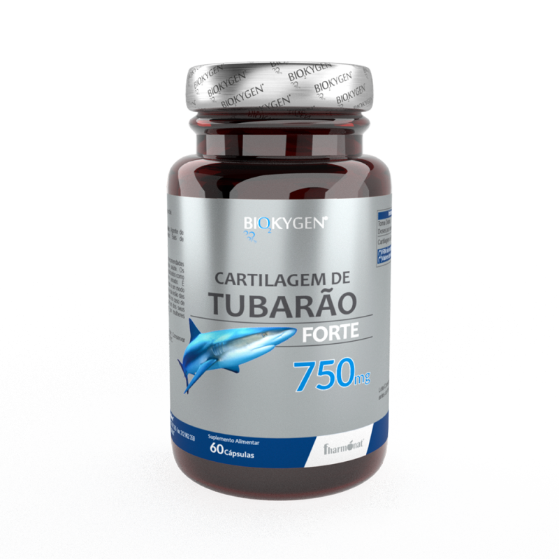 Fharmonat - Biokygen Cartilagem Tubarão Forte 60 Cápsulas