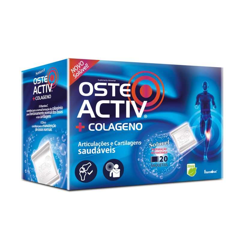 Fharmonat - Osteo Activ + Colageno 20 Saquetas