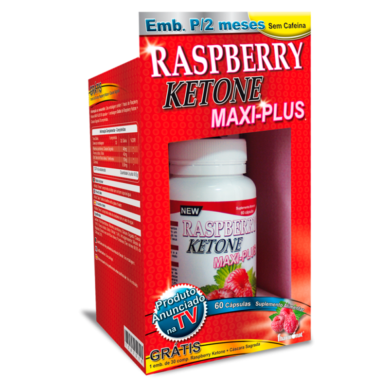 Fharmonat - Raspberry Ketone Maxi-Plus 60 Cápsulas + 30 Comprimidos