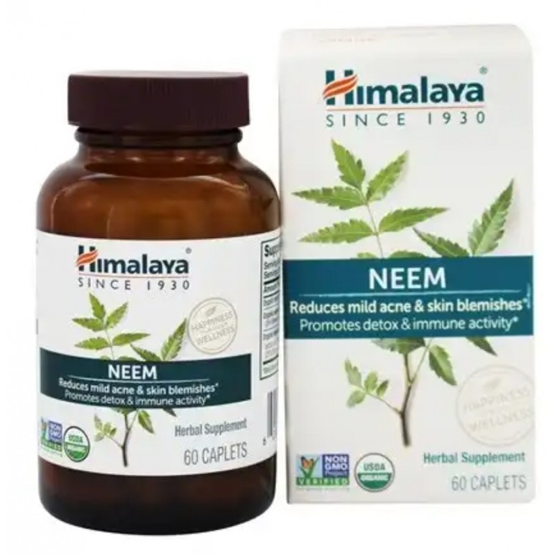 Himalaya Herbals Neem (Nima-Doencas De Pele) 60 Drageias