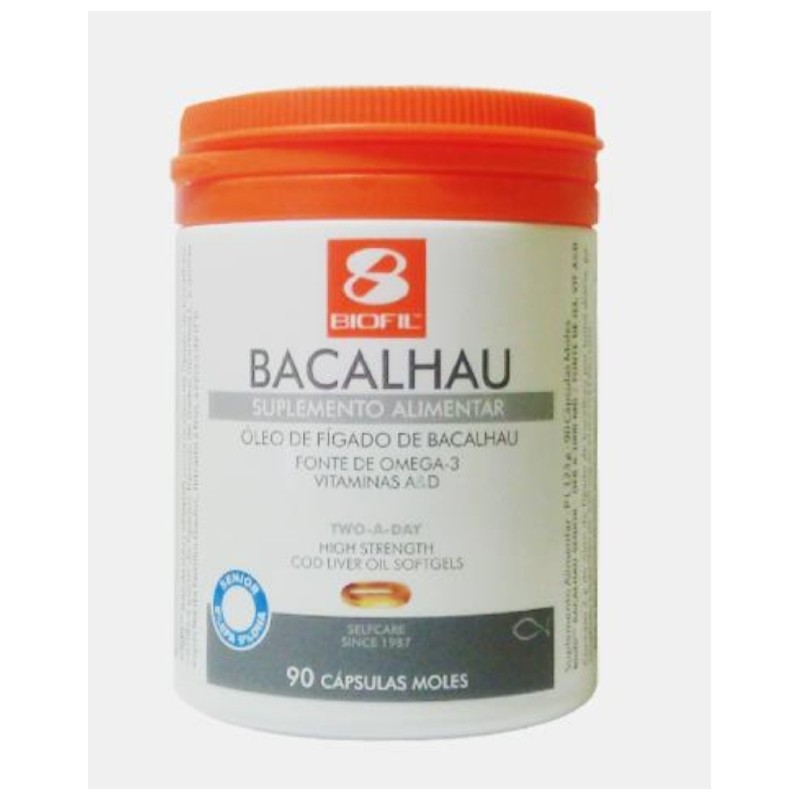 BIOFIL OLEO FIGADO DE BACALHAU 90 CAPSULAS