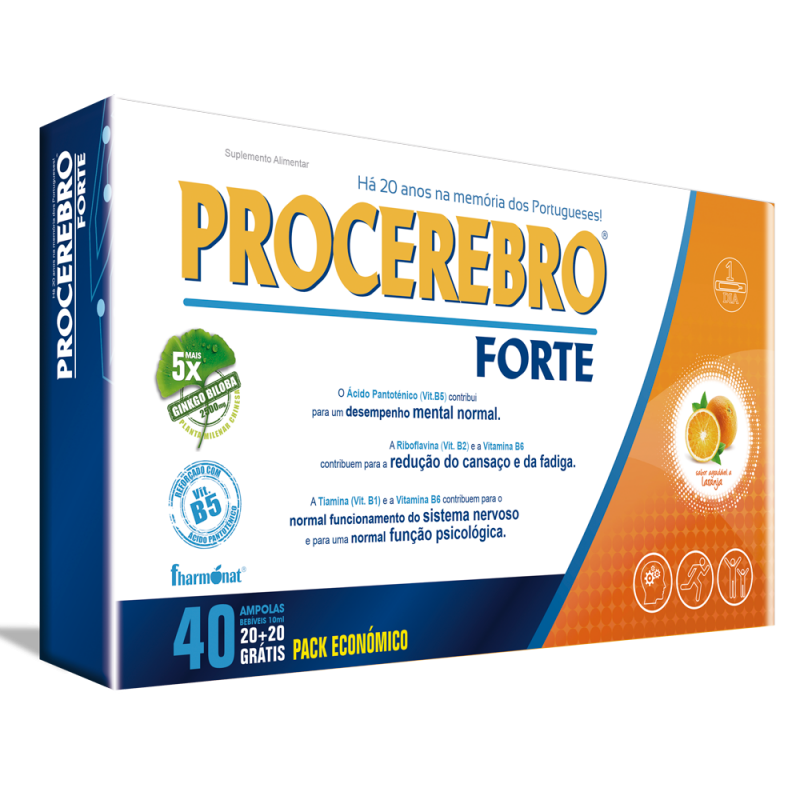 PROCEREBRO FORTE 20 Amp. + 20 Amp.