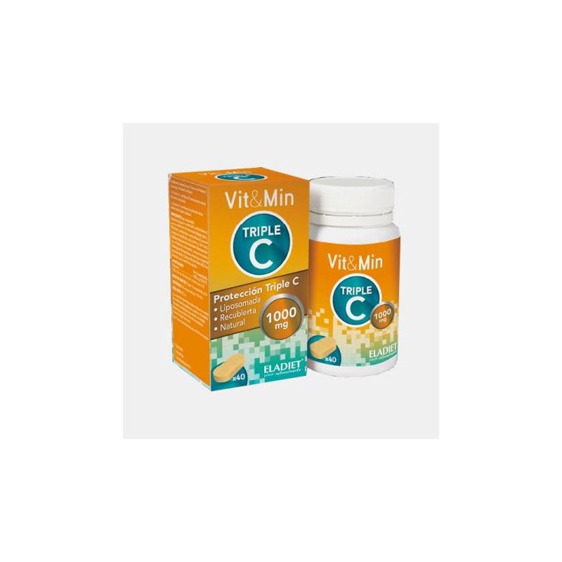 Eladiet Vit & Min Triple C 1000mg 40 Comprimidos