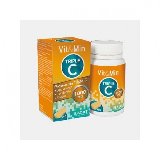 Eladiet Vit & Min Triple C 1000mg 40 Comprimidos