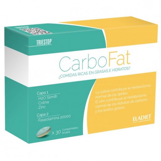 Eladiet Triestop Carbofat 30 Comprimidos