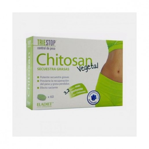 Eladiet Triestop Chitosan Vegetable 60 comprimidos