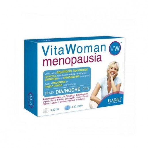 Eladiet Vitawoman Menopausa 30 + 30 Capsulas