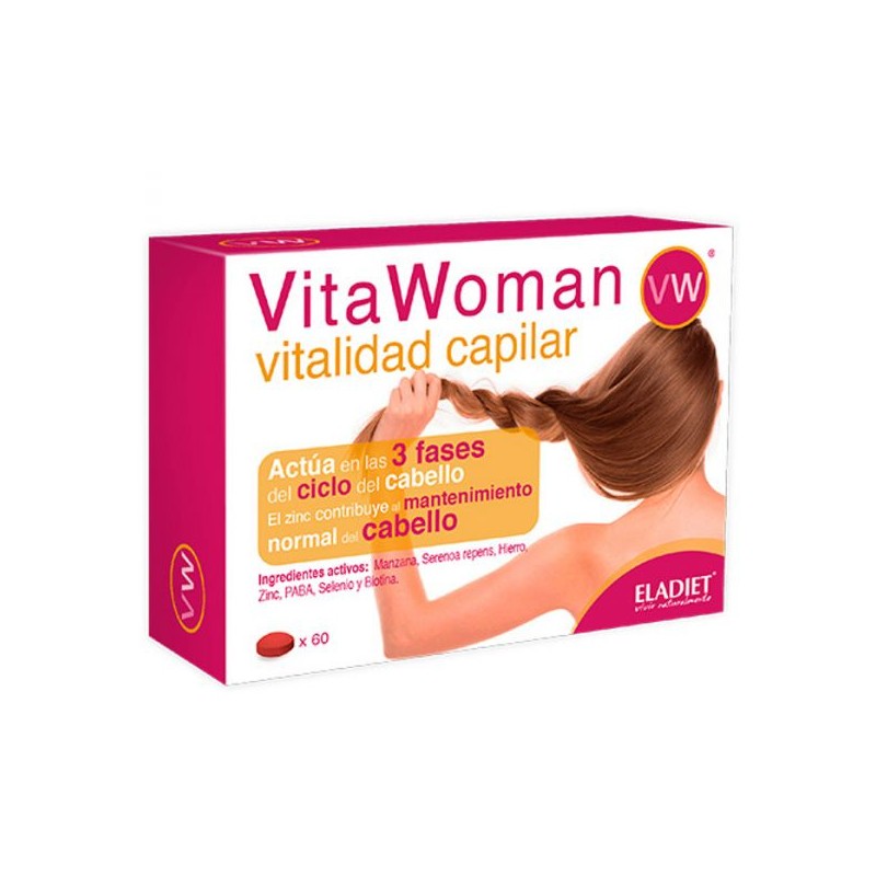 Eladiet VitaWoman Vitalidade Capilar 60 comprimidos