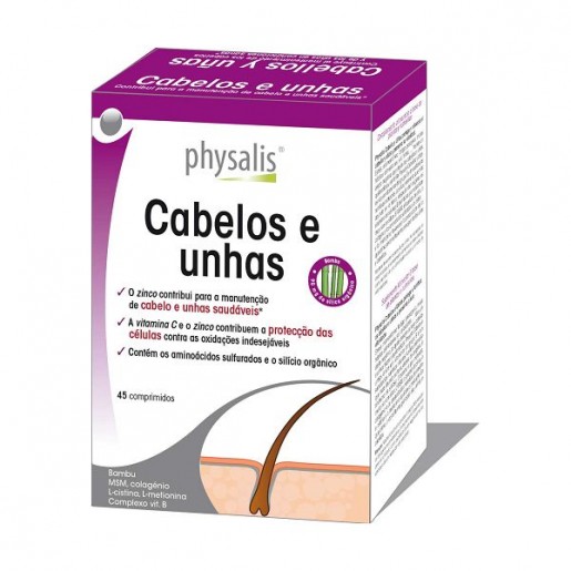 Physalis Cabelo e Unhas 45 comprimidos