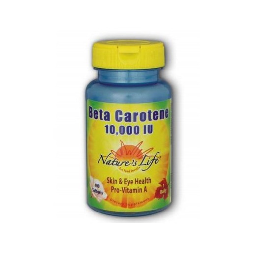Nature's Life Beta Carotene 10 000 IU