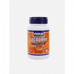 Now Lycopene 20mg 50 Cápsulas