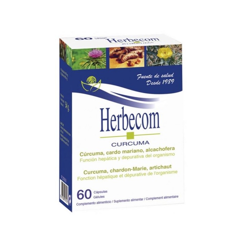 Bioserum Herbecom Cúrcuma 60 Cápsulas