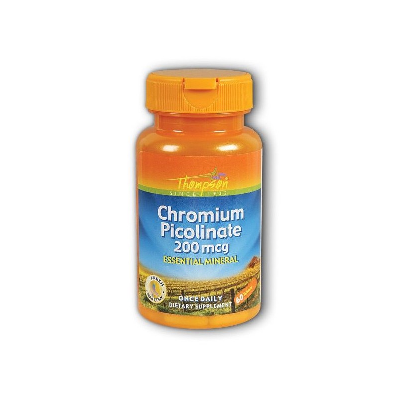 Thompson Chromium Picolinate 200mg 60 comprimidos