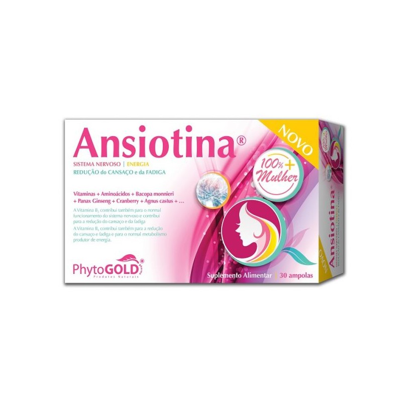 Phytogold Ansiotina 100% Mulher 30 Ampolas