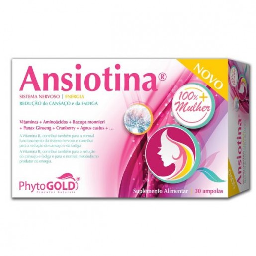 Phytogold Ansiotina 100% Mulher 30 Ampolas