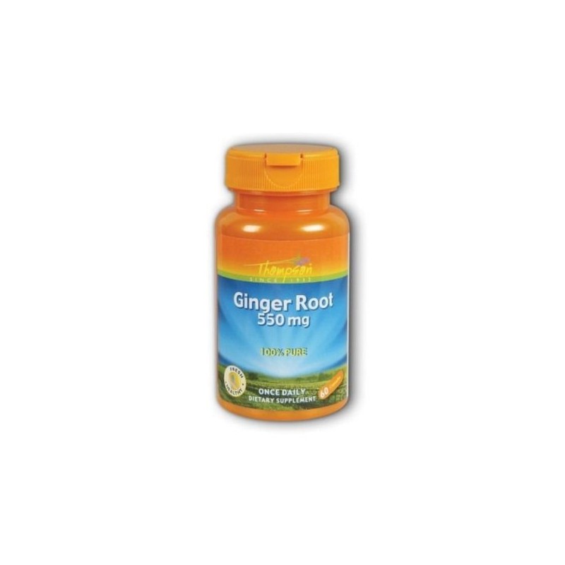 Thompson Ginger Root 550mg 60 cápsulas