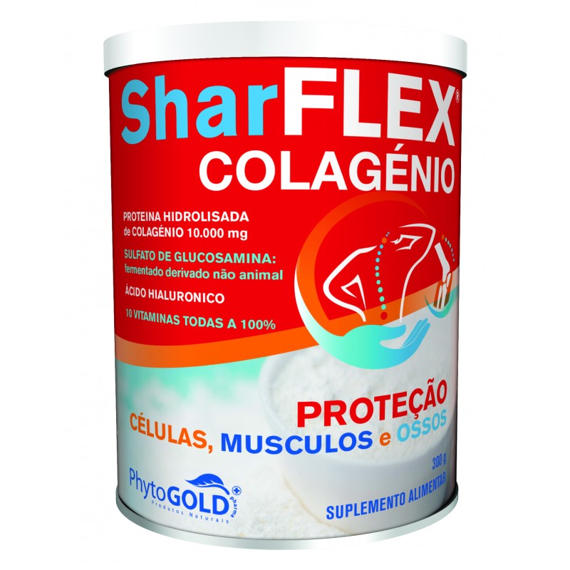 Phytogold Sharflex Proteção Colagénio + Gluco + Vitamin 300g