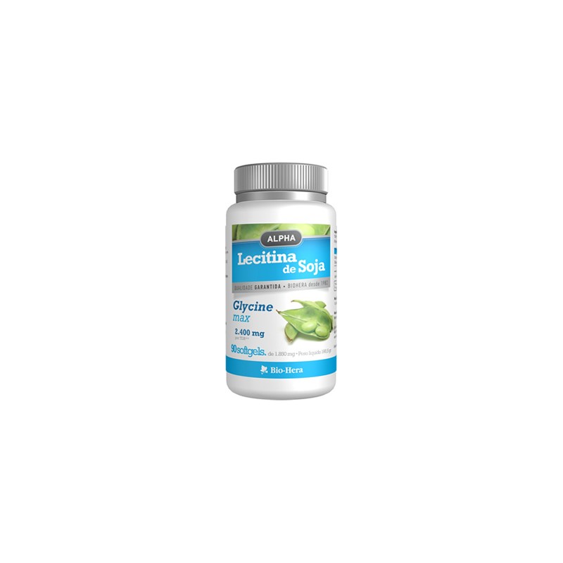 Bio-Hera Alpha Lecitina de Soja 2400mg 90 cápsulas