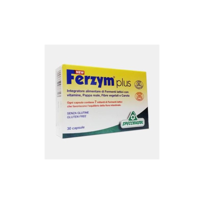 Specchiasol Ferzym Plus 30 cápsulas