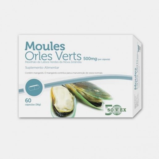 Sovex Mexilhão de Lábios Verdes 500mg 60 cápsulas